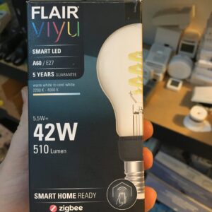 LED žárovka Flair ViYu E27 5,5W/42W 510lm 2700, 4000K kompatibilní se SMART HOME by hornbach a home assistant