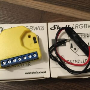 Shelly RGBW2 - modul řízení LED pásků, 4x PWM 12/24 V, Wi-Fi