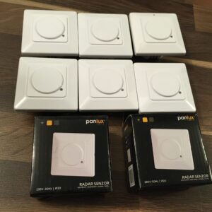 Pohybové čidlo mikrovlné Panlux PN71000006 140° bílá IP20