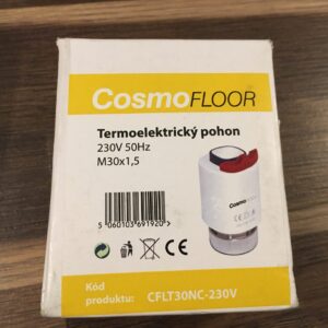 Servopohon termoelektrický CFLT30NC M30x1,5, 230V bez proudu zavřeno