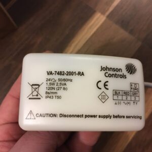 Termoelektrický servopohon Johnson Controls VA-7482-2001 s připojením M30x1.5 0-10V
